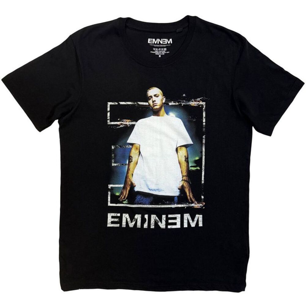 Eminem Unisex Adult Pose T-Shirt / Black